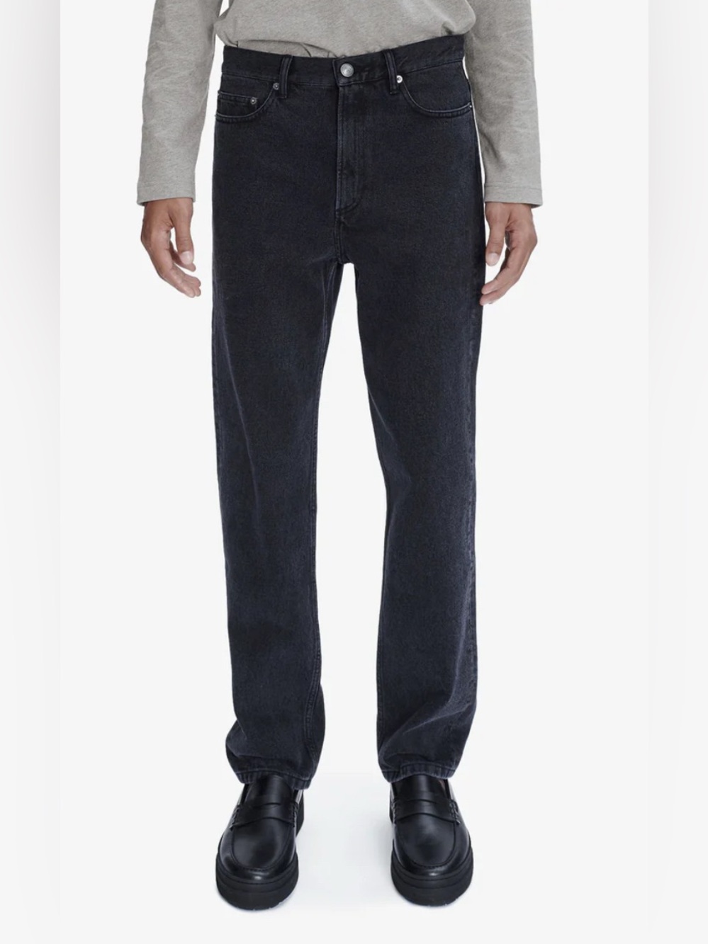 A.P.C. Jean Martin Men's/Unisex Black Straight-Leg Jeans